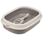 Лоток для кошек ЛЯ-МУРР 480х355мм с низким бортом + подарок (совок) М1832