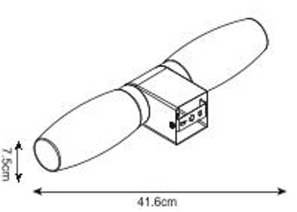 Настенный светильник Arte Lamp AQUA-BASTONE A1209AP-2AB