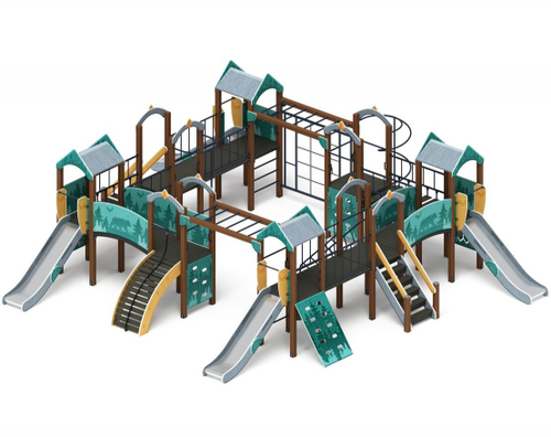 Детский комплекс Остров детства (Тайга) горка Н 1200 ДИК 2.01.8.01-03