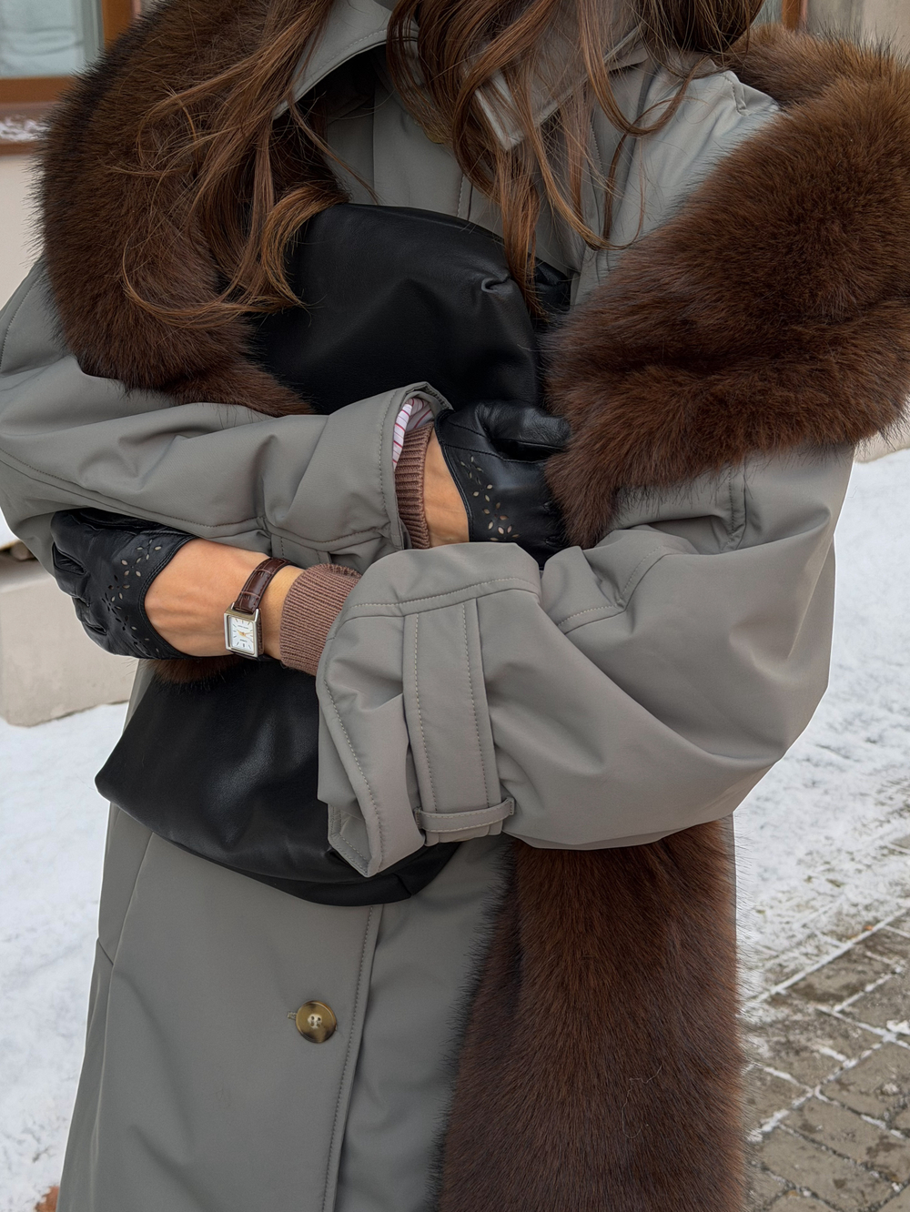 Шарф SHARF BIRDY | Коричневый