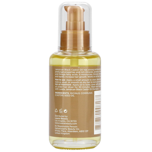 Luseta Beauty, Ямайское черное касторовое масло, интенсивная сыворотка для волос, 100 мл (3,38 жидк. унц.)