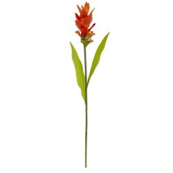 GAEM Цветок искусственный "Бромелия" (Real Touch), L11 W8 H71 см