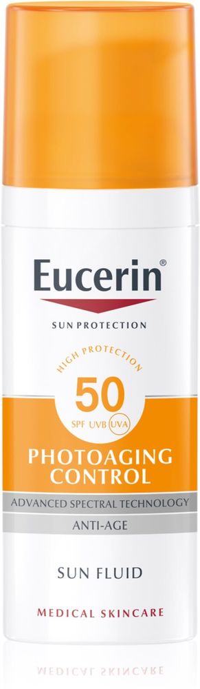 Eucerin защитная эмульсия против морщин SPF 50 Sun Photoaging Control