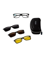 Очки солнцезащитные с магнитными накладками 4в1