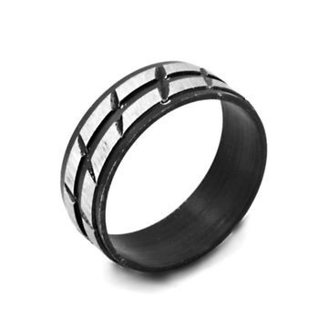 Кольцо стальное (54) "Колючка"