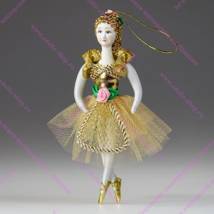 Ёлочная игрушка балерина Пастушка