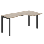 Стол эргономичный на металлокаркасе (антрацит) SIGMA (СИГМА) МК40х40