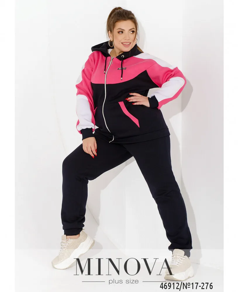 Костюм 17-276-Синий-малина Minova