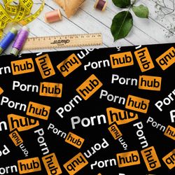 Ткань шелк Армани оранжевый «youtube»