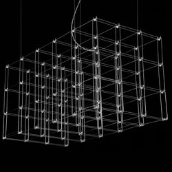 Подвесная Люстра Quasar Cosmos Square Led Pendant Light 120/60/60 By Imperiumloft