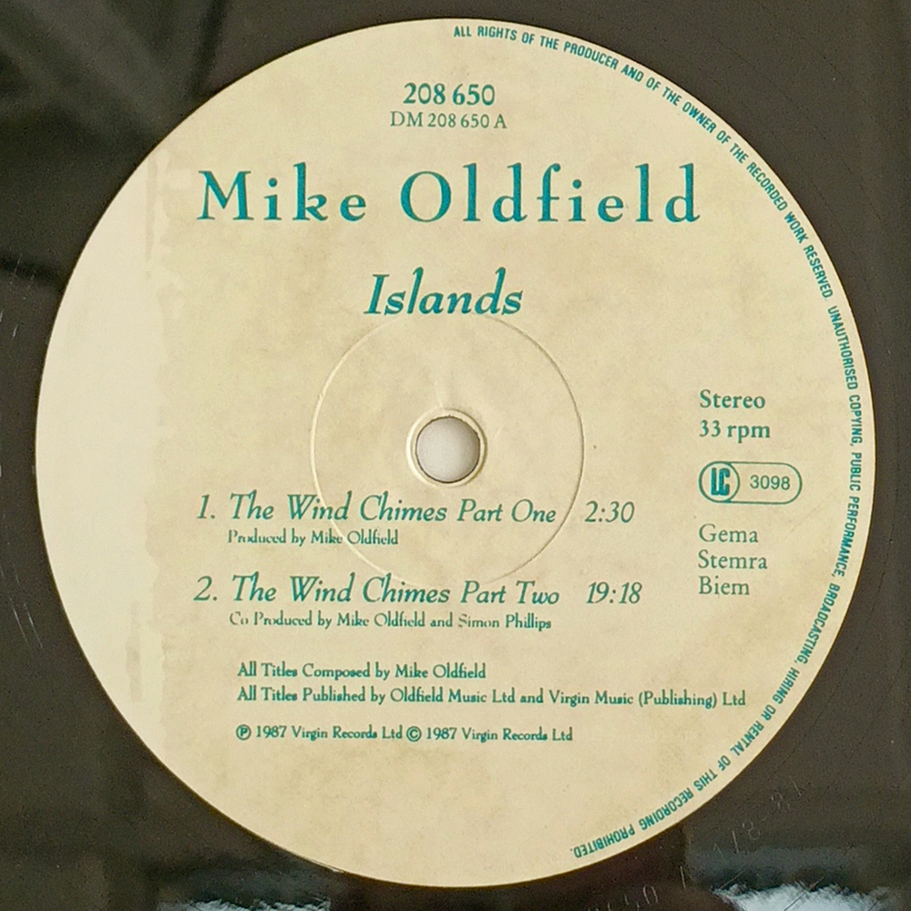 Mike Oldfield / Islands (LP)
