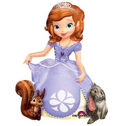 Шар (44''/112 см) Ходячая Фигура, София, 1 шт. в упак.