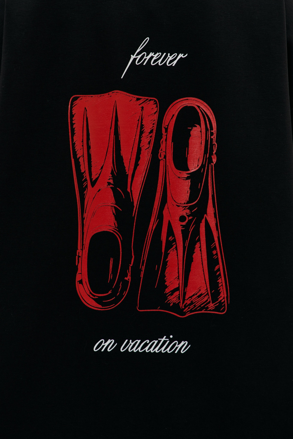Футболка FOREVER ON VACATION, черная