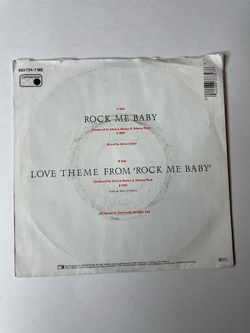 Винтажная виниловая пластинка LP Johnny Nash Rock Me Baby (Germany 1986) 7 дюймов