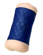 Двухсторонний мастурбатор JOS LULU в синем цилиндре (Цвет: телесный)