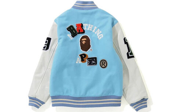 A Bathing Ape Crazy Patch Varsity Куртка