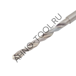 Сверло 3.3мм монолитное твердосплавное 8D без подвода СОЖ. для цвет.металлов SP-N800080330 VHM AHNO