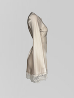 Платье Agdali Brand 1836 короткое атласное со шнуровкой на спине