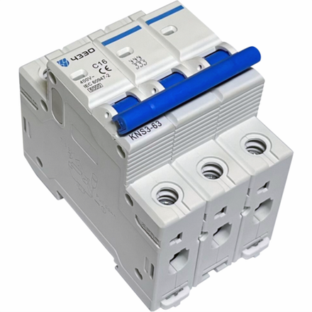 Модульный автоматический выключатель KNS3-63-AC-3P-C16