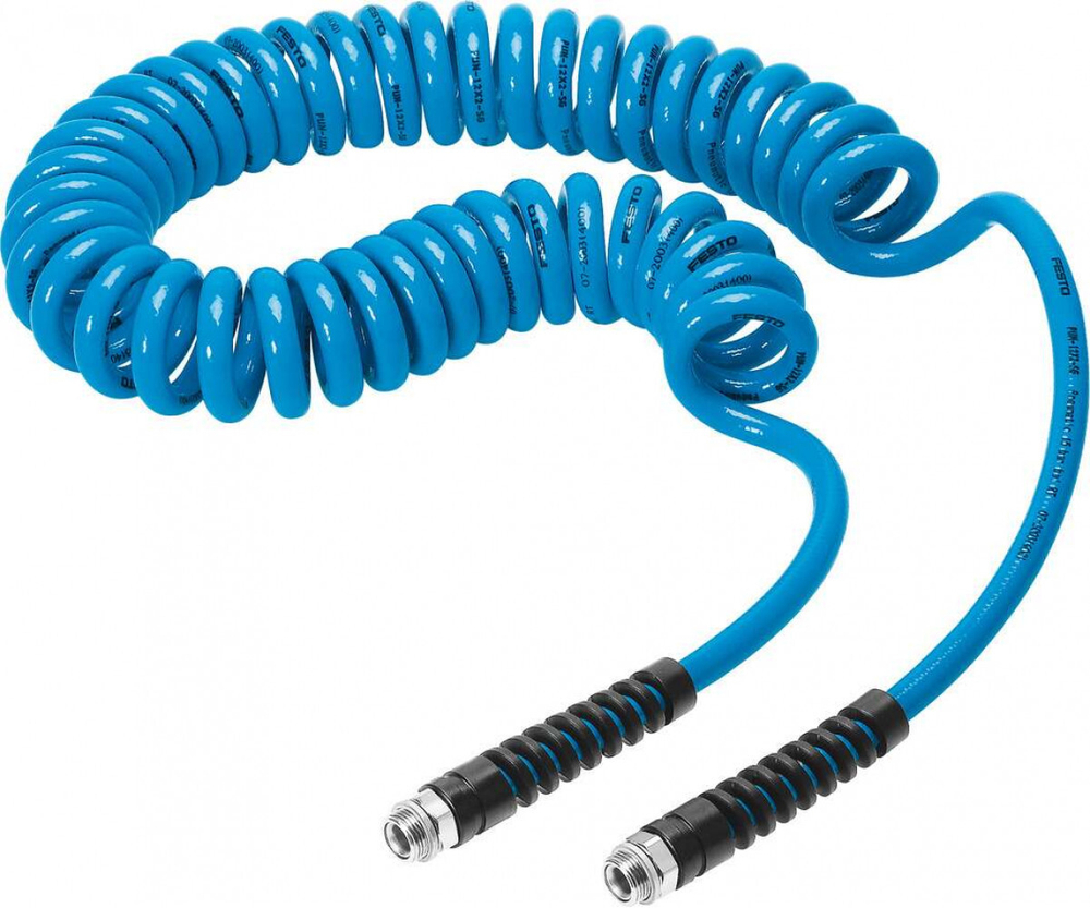 Спиральная полиуретановая трубка Festo PUN-12X2-SG-6-BL-3/8