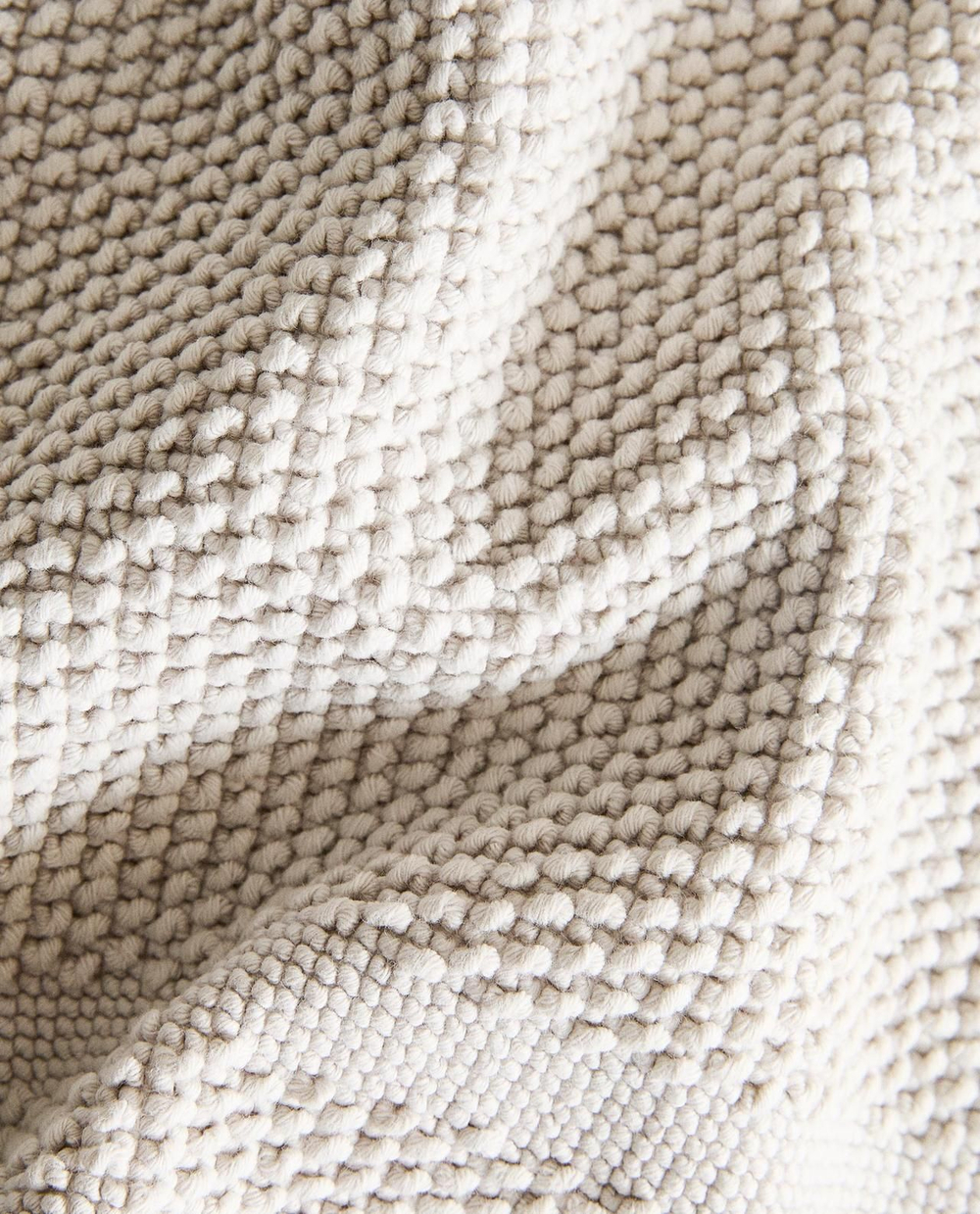 Zara Home - Нескользящий коврик для ванной из хлопка, серый, 50x70 см