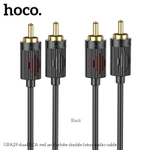 Кабель 2RCA на 2RCA HOCO UPA29 (черный) 1.5м
