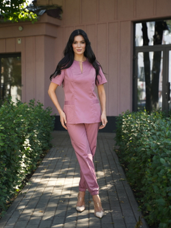 Костюм медицинский женский | Бл-331/2а +Б-128 клеон экстра