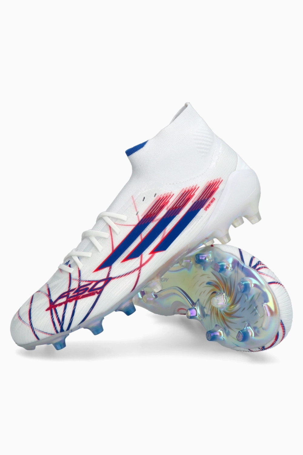 Бутсы adidas F50 Elite Mid FG/AG для женщин - белый