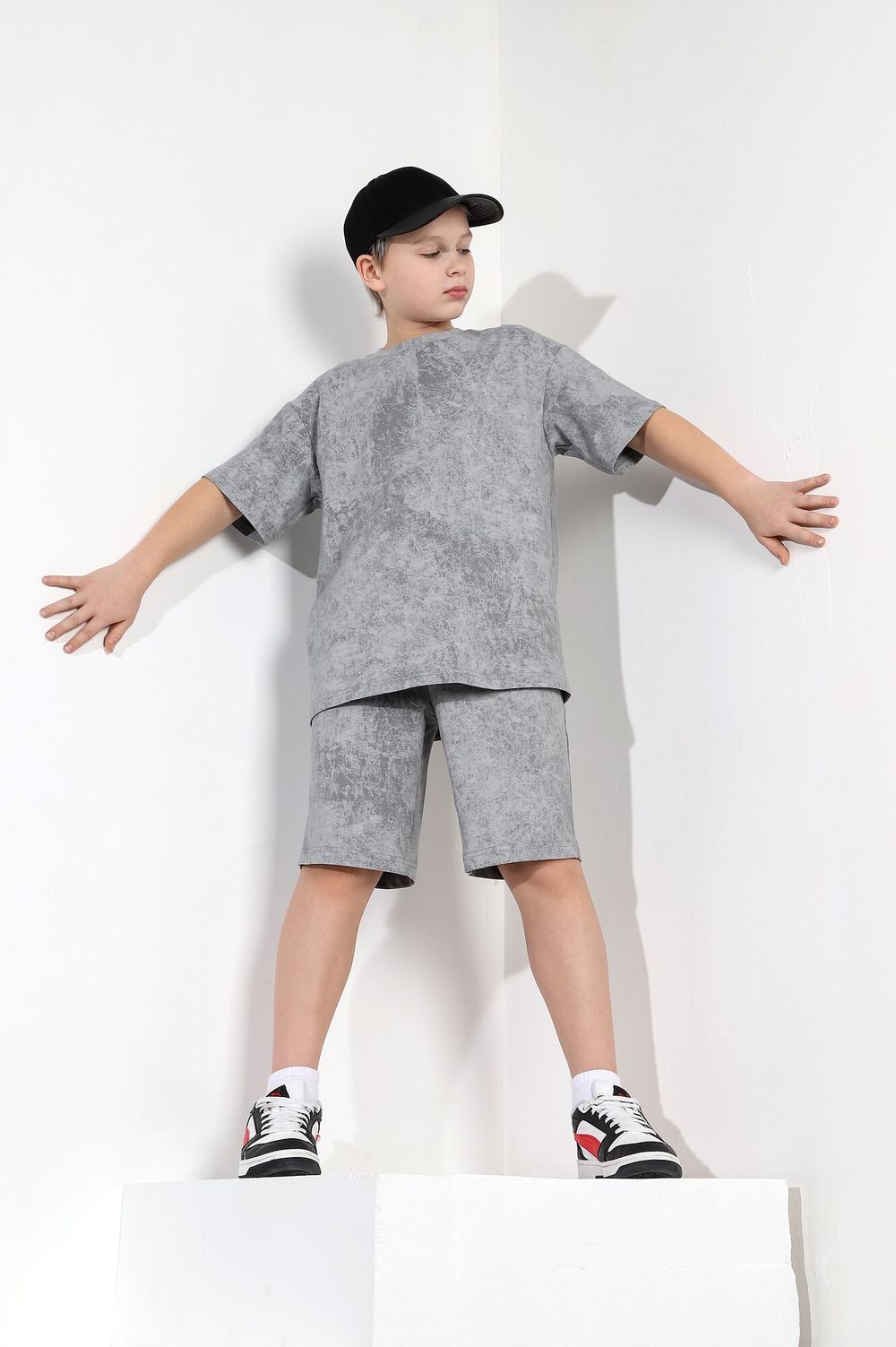 Костюм для мальчика Дым-1 Виотекс СЕРЫЙ