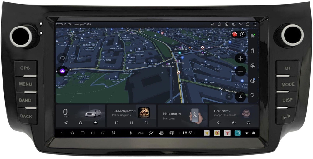 Магнитола для Nissan Sentra/Sylphy B17 2012-2023, Tiida 2015 - Carmedia SF-9666 (кнопки, рамка 9") QLed+2K, Android 13, UIS7870 (DUDU7), CarPlay, SIM-слот