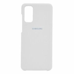 Силиконовый чехол Silicone Cover для Samsung Galaxy M51 (Белый)