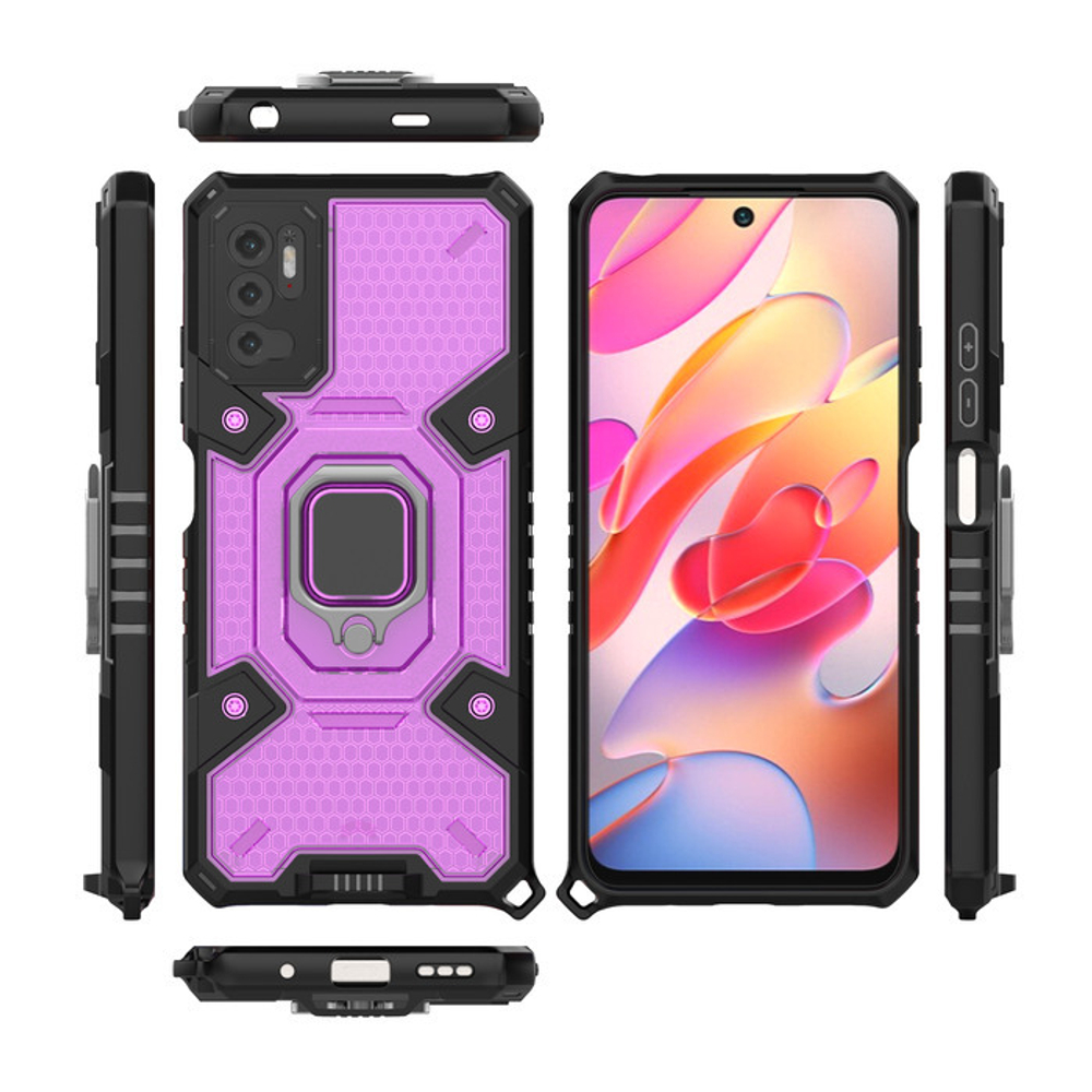 Противоударный чехол с Innovation Case c защитой камеры для Xiaomi Poco M3 Pro / Redmi Note 10 5G