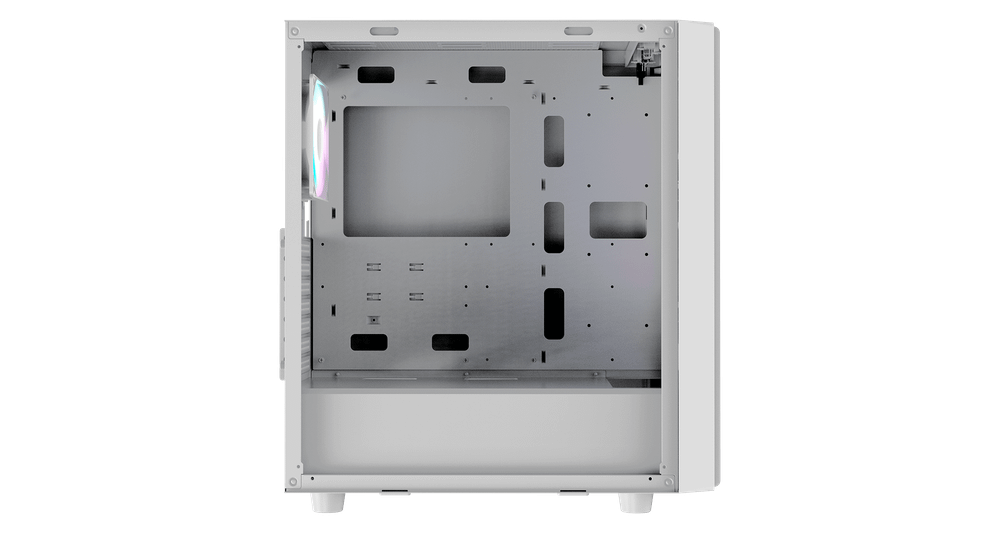 Корпус Ocypus Gamma C70 WH ARGB ATX/mATX/ITX 2xUSB Белый Gamma-C70-WHG400XX-GL