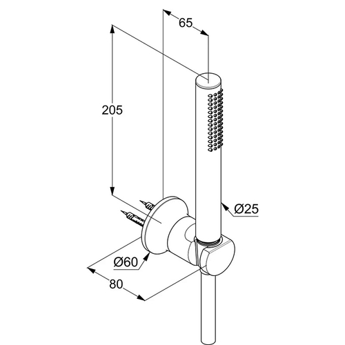 Душевой гарнитур Kludi Nova Fonte Хром (2085005-35)