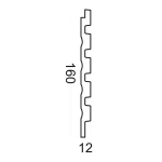 Декоративная панель Kr232SP-7/2.7