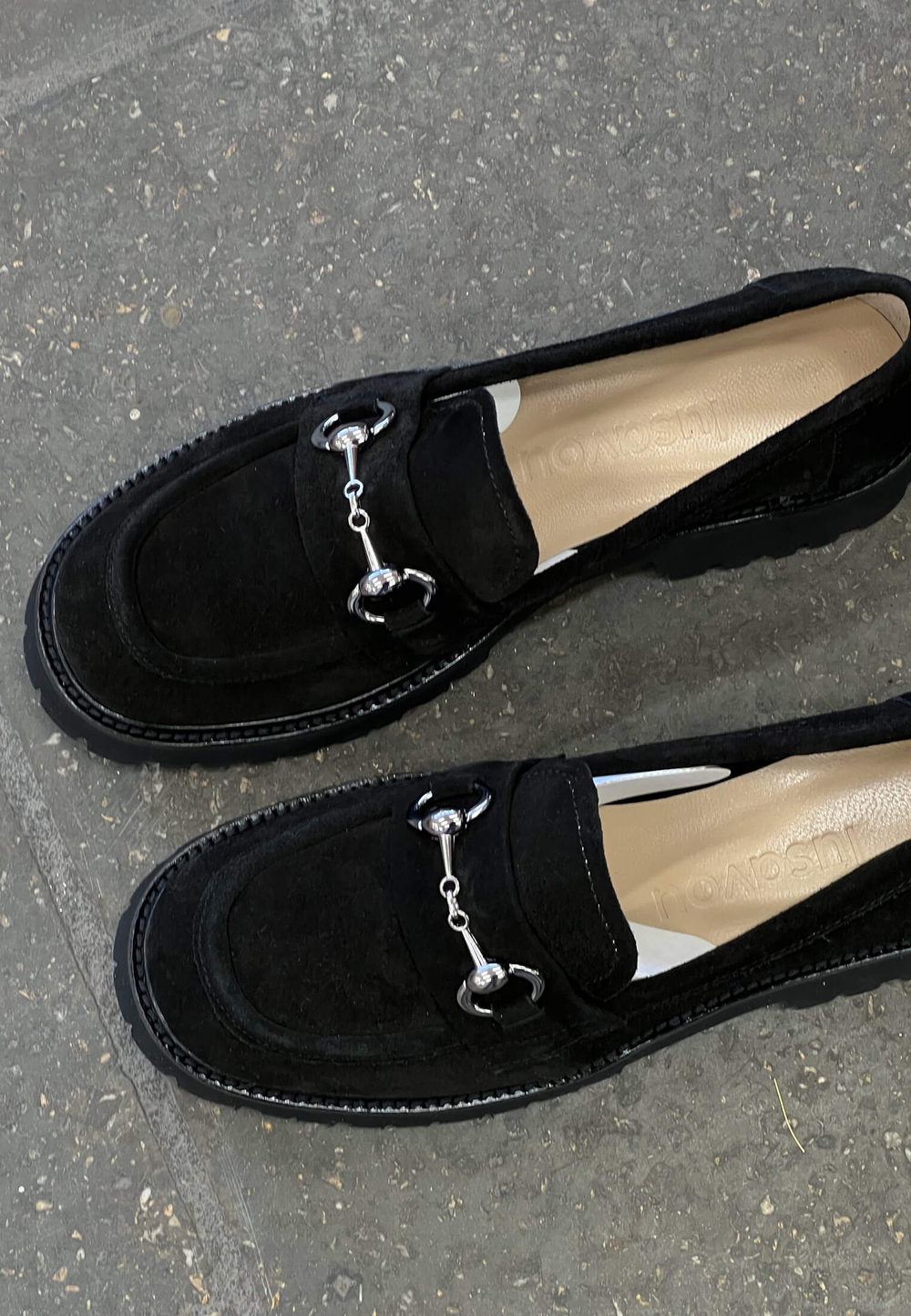 Лоферы // Black // Suede