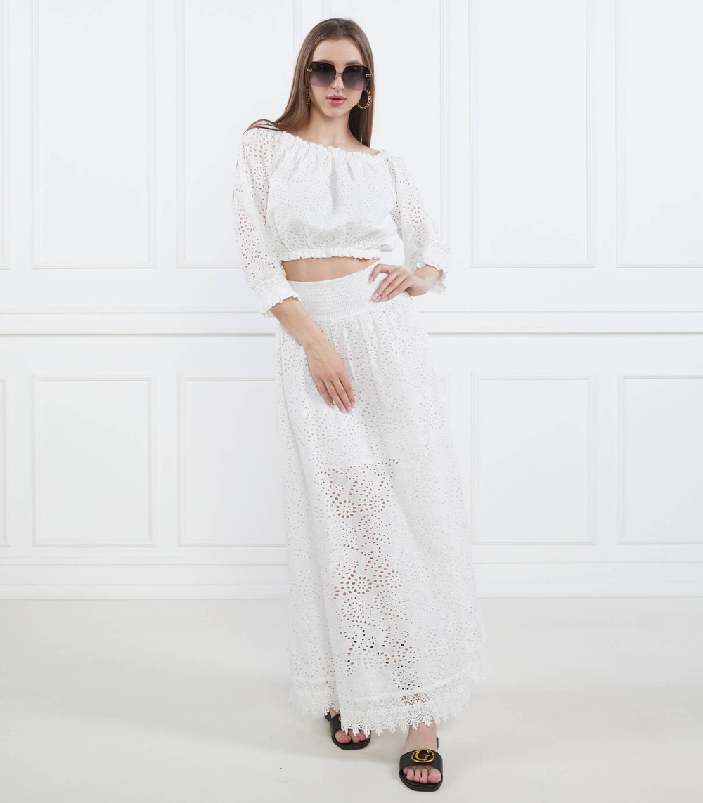 Топ GUESS - белый(W3GH95 WFDC0)