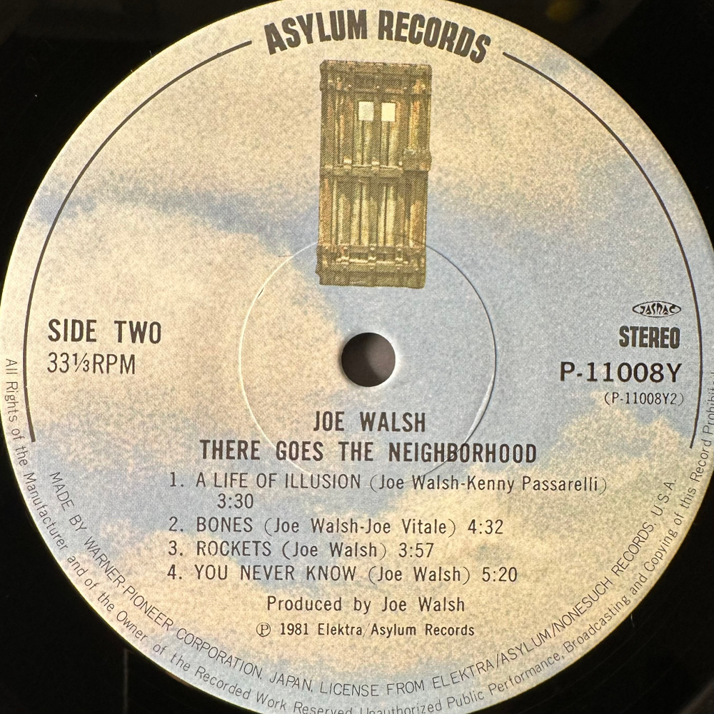 Joe Walsh ‎– There Goes The Neighborhood (Япония 1981г.)