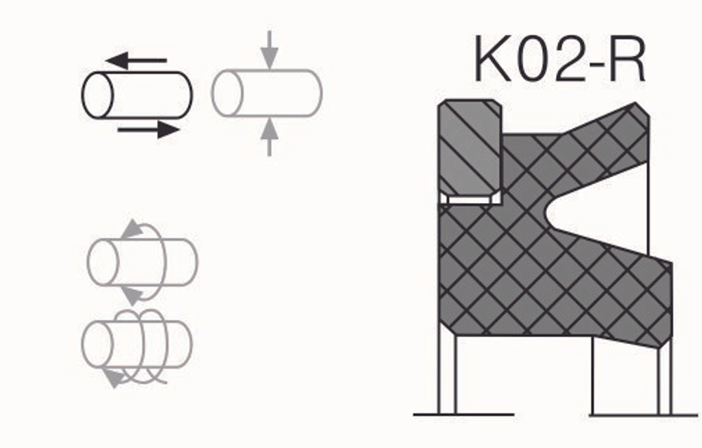Уплотнение поршня K02-R аналог аксиос Aksios