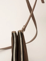 сумка через плечо маленькая кросс-боди льняная