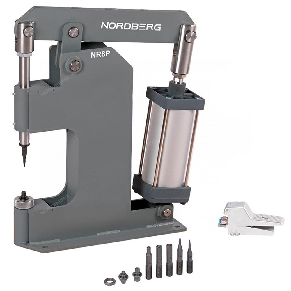 NORDBERG (NR8P) Пневматический станок для заклепки тормозных колодок, цилиндр 125