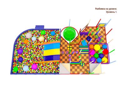 Игровая комната с лабиринтом «Летний Городок»