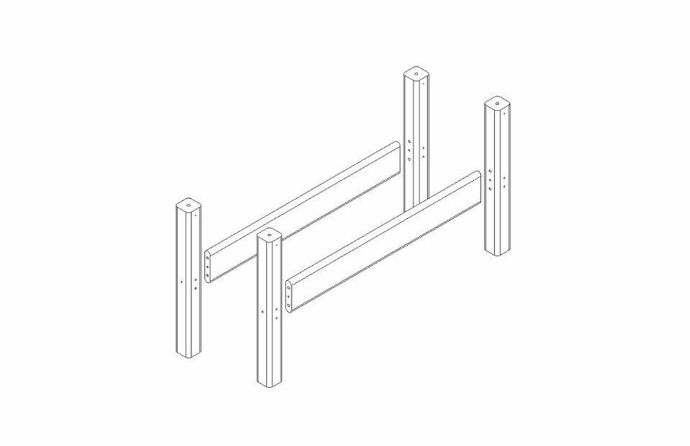 Пакеты № 12 Опоры для низкой кровати