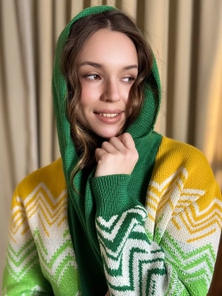 Кардиган с капюшоном