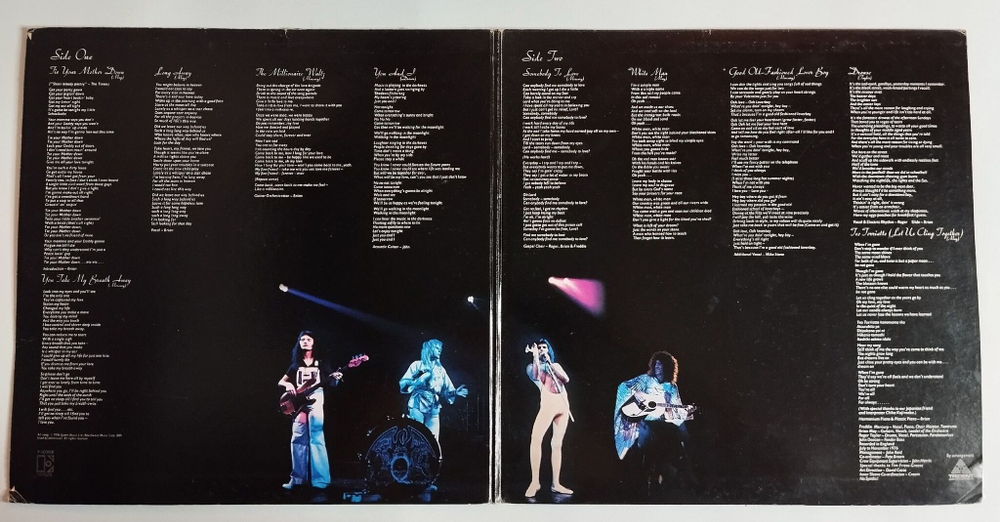 Винтажная виниловая пластинка LP Queen A Day At The Races (Japan 1976) (No Obi)