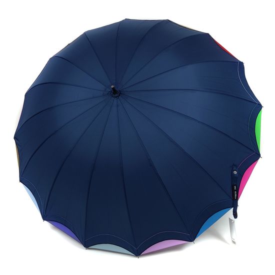 Женский зонт трость 3 Слона, полуавтомат 1100-B-02