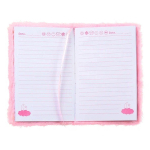 Блокнот детский Basir, формат А5, серия "Мишка", переплет с мехом, 21*15 см, 65 листов, 4 цвета ассорти