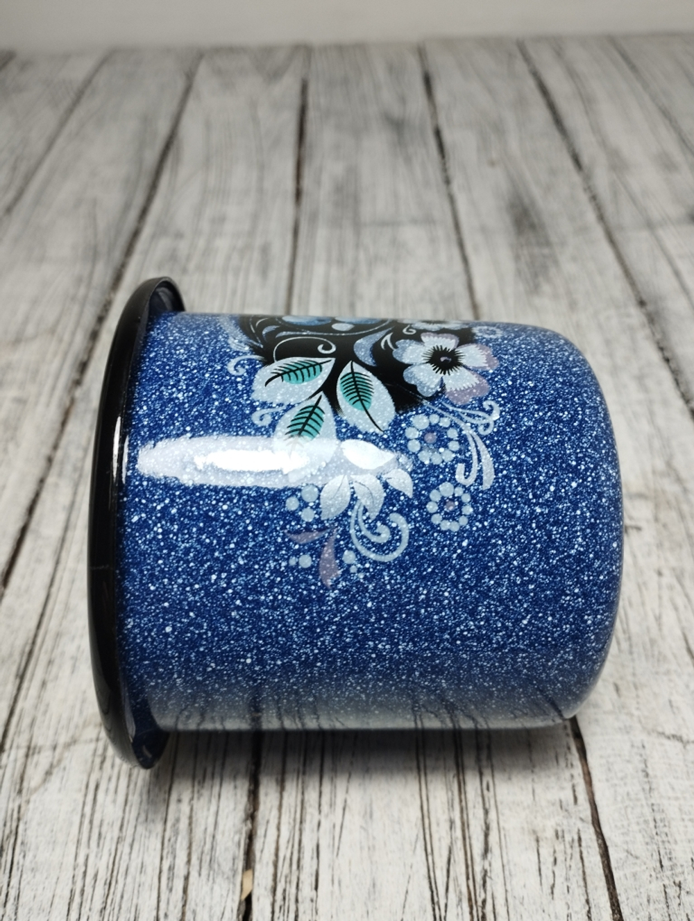 Кружка 0,4л с рис Голубика син с зерн 1с2с