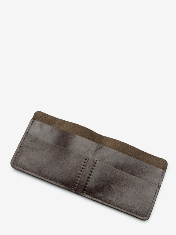 бумажник слим темно-коричневый