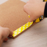 Клейкая лента двусторонняя DELI 25,4 мм х 5 м, белая